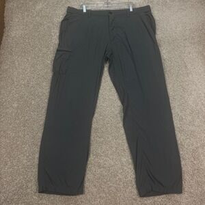 UB Tech Men's‎ Classic Fit Gray Nylon Blend Travel Hiking Pants 40x32 Union Bay
